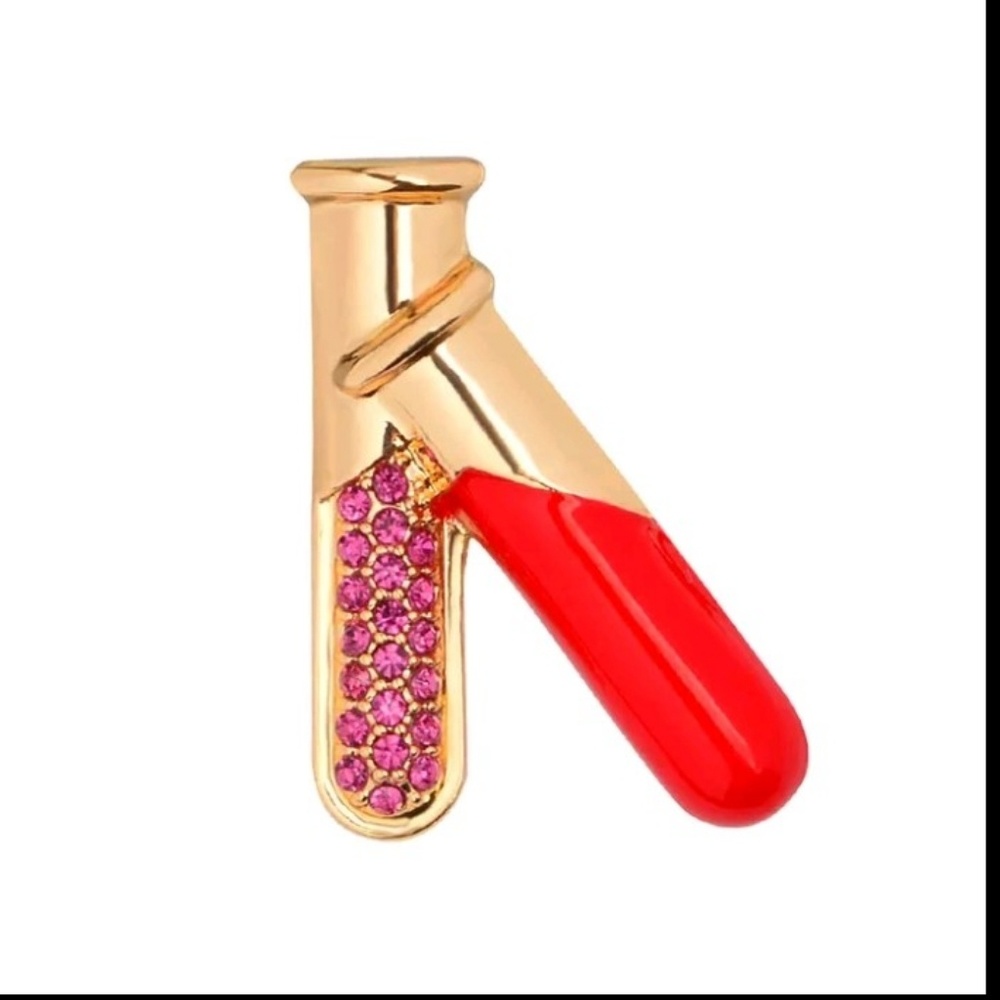 Test tube pin brooches - Picture 1 of 2